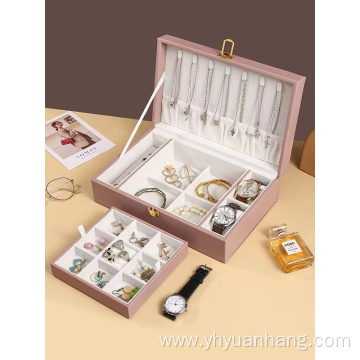 earrings necklace storage box